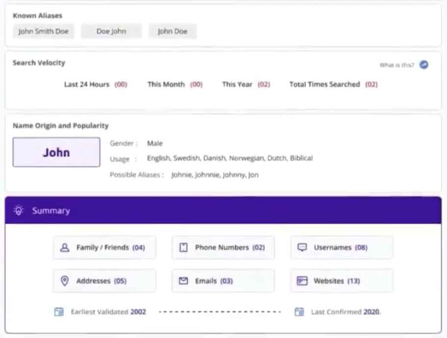 See Complete Results’